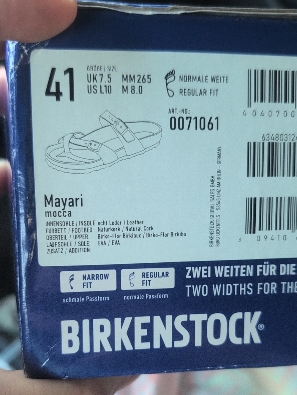 Birkenstock Mayari Sandals in Mocha with Copper Buckles - Picture 3 of 3